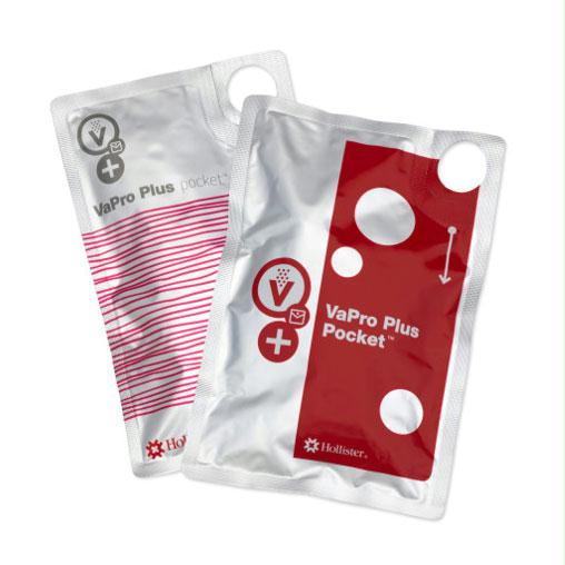 Vapro Plus Pocket Hydrophilic Intermittent Catheter, 14 Fr, 16